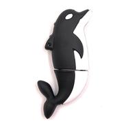 Onwomania Dauphin Poisson Océan Animal en noir Funny Clé USB 16 GB USB 2.0