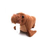 Onwomania Doudou Peluche Tissu Animal de Morse Marron Phoque Phoque 21 cm