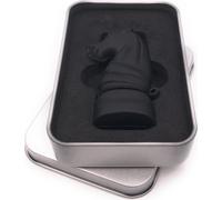 Onwomania Echecs Figure Cheval Noir Clé USB en boîte cadeau alu 32 GB USB 3.0