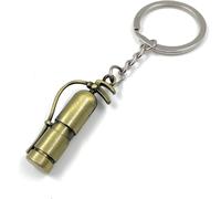 Onwomania Extincteur Pompiers Porte-clés métal porte-bonheur en boîte cadeau alu, idéal pour offrir en cadeau