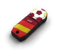 Onwomania Football Espagne Drapeau Sport Équipe Pendentif Drôle Clé USB 64 Go USB 2.0 Support de données USB