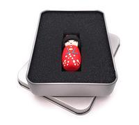 Onwomania Geishja Poupée Matrojschka Rouge Clé USB en aluminium 128 Go USB 3.0