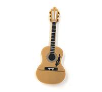 Onwomania Guitare Acoustique Beige Bois Couleurs Drôle Clé USB 8 Go USB 2.0 Disque USB