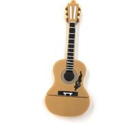 Onwomania Guitare Acoustique Beige Bois Couleurs Funny Clé USB 32 Go USB 2.0