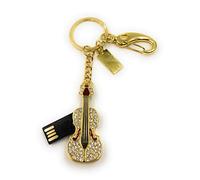 Onwomania Guitare Golden Edel métal Funny USB Stick 16 Go USB 2.0 Support de données USB