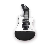 Onwomania Guitare Instrument de Musique Guitare électrique Noir Blanc Drôle Clé USB 8 Go USB 2.0 Disque USB