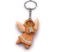 Onwomania Handmade bois Porte-clés Ange messager céleste volant