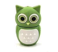 Onwomania Hibou Oiseau en Vert Funny USB Stick 32GB USB 2.0 USB Flash Drive