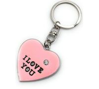 Onwomania I love you Porte-clés métal porte-bonheur en boîte cadeau alu, idéal pour offrir en cadeau