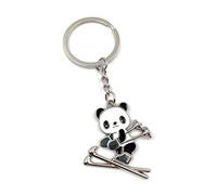 Onwomania - "Koala de ski ours panda- Porte-bonheur en métal idéal comme cadeau, par exemple pour le meilleur ami, le meilleur ami, la maman - Pour hommes, femmes et enfants
