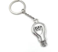 Onwomania Lampe Ampoule Porte-clés métal porte-bonheur en boîte cadeau alu, idéal pour offrir en cadeau
