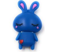 Onwomania Lapin mignon en bleu Funny Clé USB 64 GB USB 2.0