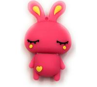 Onwomania Lapin rose mignon Pâques Funny Clé USB 8 Go USB 3.0