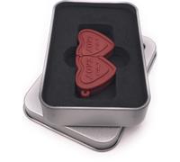 Onwomania Love Love Coeur Double Coeur Marron Clé USB en coffret cadeau alu 16 GB USB 2.0