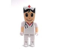 Onwomania Médecin Docteur Chirurgien Poupée Figure Homme Blanc Drôle Clé USB 16 Go USB 3.0 Support de données USB