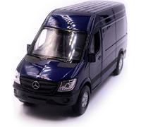Onwomania Mercedes Benz Sprinter Panel Van Blau Modellauto Auto Mst. 1:34