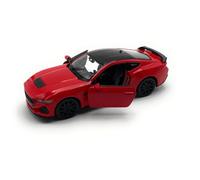 Onwomania Modèle réduit de Voiture Compatible avec la Mustang GT 1:34-39 Voiture Rouge Véhicule Miniature