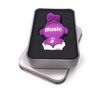 Onwomania Music Man Music Purple Clé USB dans Une boîte Cadeau 8 Go USB 2.0