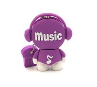 Onwomania Music Man Music Purple Funny Clé USB 128 Go USB 3.0 Clé USB