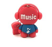 Onwomania Music Man Music Red Funny Clé USB 8 Go USB 3.0 Clé USB