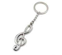 Onwomania Note épaisse Musique Porte-clés métal porte-bonheur en boîte cadeau alu, idéal pour offrir en cadeau