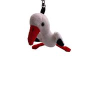 Onwomania - "Oiseau Debout Cigogne Porte-clés - Porte-clés en Peluche idéal comme Cadeau, par Exemple pour Le Meilleur ami, Le Meilleur ami, Maman - pour Hommes, Femmes et Enfants