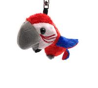 Onwomania - "Oiseau Rouge Perroquet Porte-clés - Porte-clés en Peluche idéal comme Cadeau, par Exemple pour Le Meilleur ami, Le Meilleur ami, Maman - pour Hommes, Femmes et Enfants