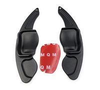 Onwomania Palettes de Commande Dsg Shift Paddle Compatible avec Golf 5 Golf 6 (aussi gti) Amarok Beetle Eos Sharen T5 Compatible avec Scirocco 08 Noir anodisé