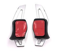 Onwomania Palettes de Commande Dsg Shift Paddle Compatible avec Golf 5 Golf 6 (aussi gti) Amarok Beetle Eos Sharen T5 Compatible avec Scirocco 08 Argent Aluminium