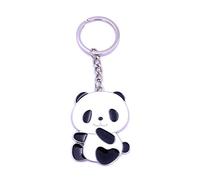Onwomania Panda Bear Panda Bear Keychain Porte-clés en métal
