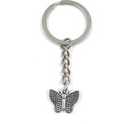 Onwomania - Papillon à pois - Porte-clés en métal, idéal comme cadeau par ex. pour le meilleur ami, la meilleure amie, maman - Pour hommes, femmes & enfants
