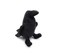 Onwomania Peluche Animal en Peluche Corbeau Corbeau Noir Debout 16 cm
