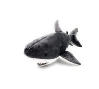 Onwomania Peluche Doudou Animal Grand Requin Blanc Poisson Mega énorme 54cm Gris