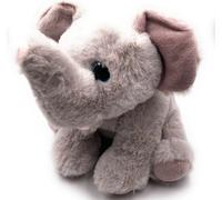 Onwomania Peluche Doudou Pachyderme Éléphant Longueur 29 cm Gris