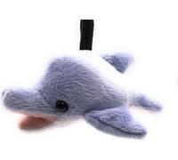 Onwomania Peluche / Doudou / Tissu Animal Porte-clés Dauphin bleu Dauphin 12 cm