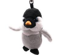 Onwomania Peluche / Doudou / Tissu Animal Porte-clés Pingouin Bébé 15 cm