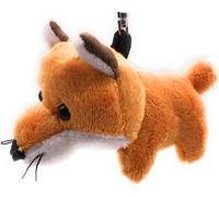 Onwomania Peluche / Doudou / Tissu Animal Porte-clés Renard Renard roux brun 11 cm
