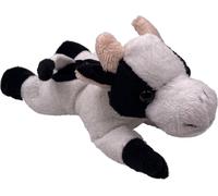 Onwomania Peluche Doudou Vache laitière Vache Longueur 19 cm Multicolore
