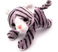 Onwomania peluche peluche chat patte de velours longueur 18 cm multicolore