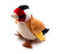 Onwomania Peluche Peluche Peluche Oiseau chardonneret chardonneret Hauteur 12 cm Multicolore