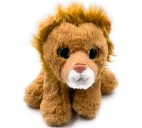 Onwomania peluche peluche prédateur roi du désert grand chat lion longueur 25 cm brun