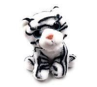 Onwomania Peluche Peluche Roi Tigre Tigre des neiges Blanc Longueur 25 cm Blanc