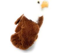 Onwomania peluche tissu animal aigle à tête blanche aigle oiseau mignon 19cm brun