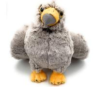 Onwomania Peluche Tissu animal Aigle royal Aigle Vogal 19cm Gris