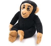 Onwomania Peluche Tissu Animal Chimpanzé Singe assis 19 cm
