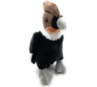 Onwomania Peluche Tissu Animal Condor Oiseau Condor des Andes Vautour 21cm Noir