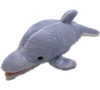 Onwomania Peluche Tissu Animal Dauphin grand gris Dauphin 46 cm