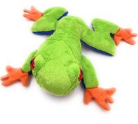 Onwomania Peluche Tissu Animal Grenouille vert poison Lurch 18 cm