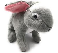 Onwomania Peluche Tissu Animal Lapin oreilles tombantes gris 19 cm