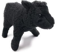 Onwomania Peluche Tissu Animal Mouton noir Mouflon debout 20 cm